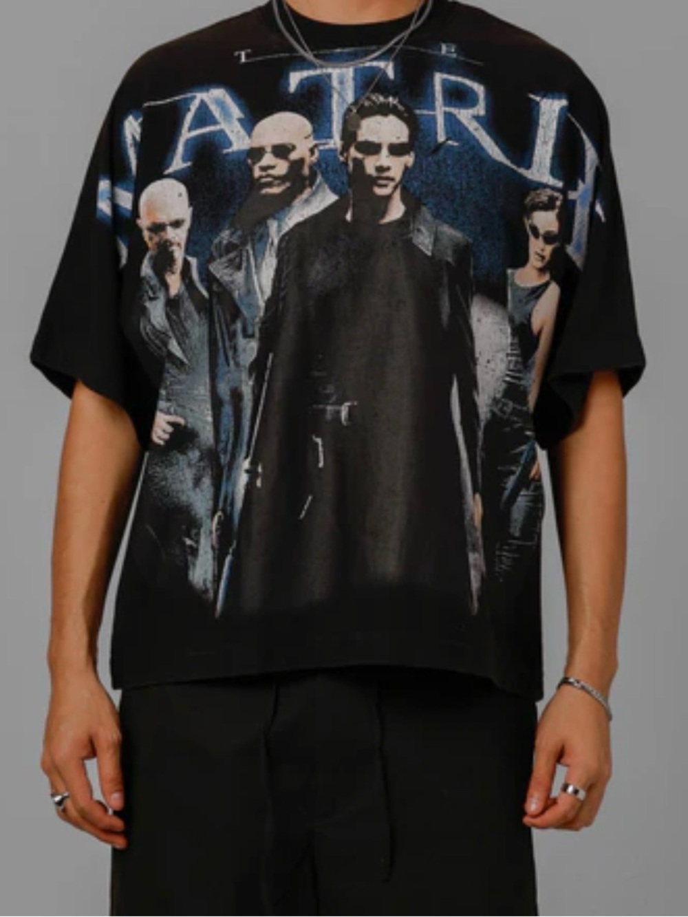 Loiter The Matrix Boxy T-Shirt Washed Black